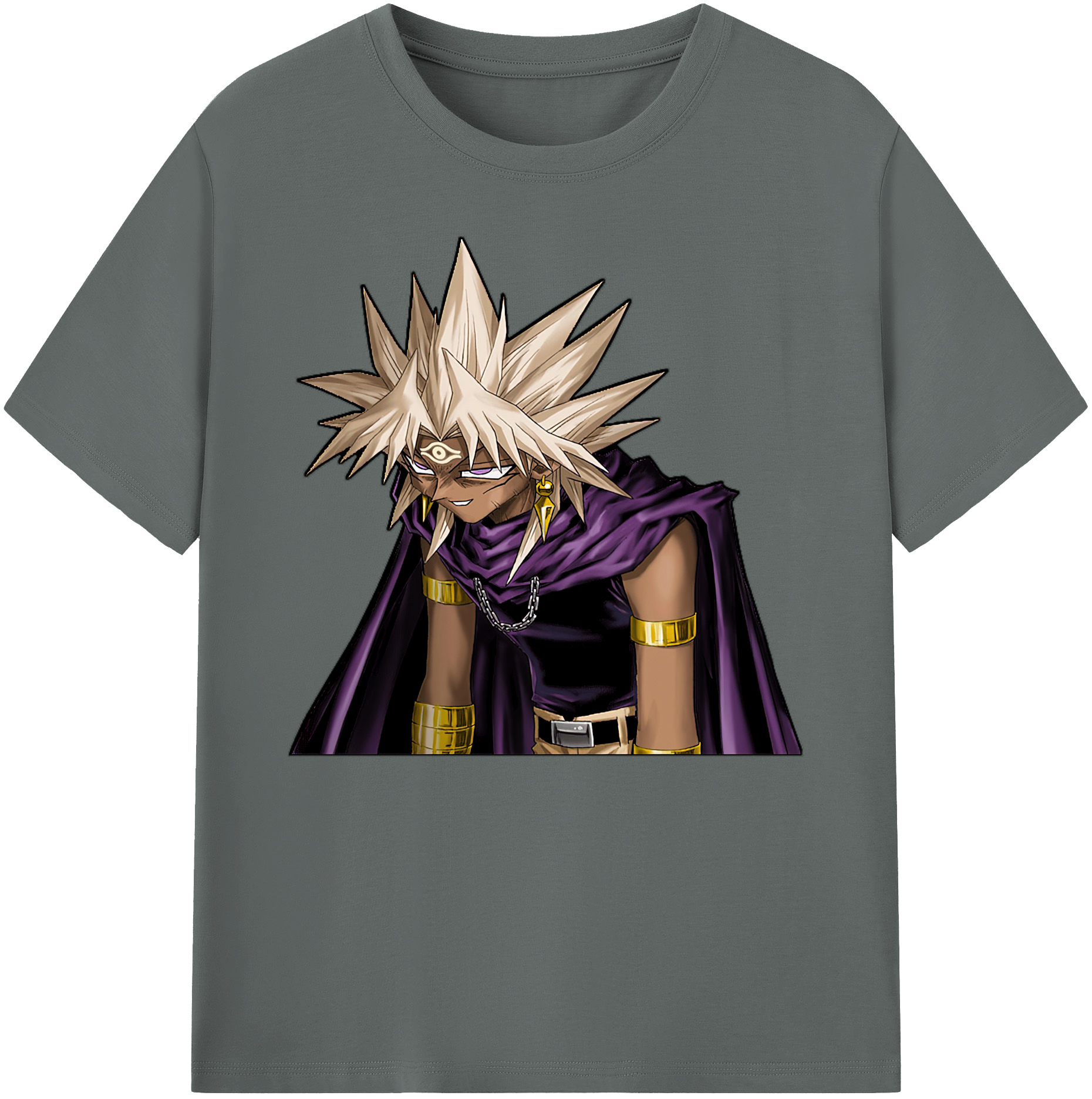（画像用） 遊☆戯☆王 Yu-Gi-Oh! 綿100％ メンズ半袖Tシャツ｜肌触りやわらか＆通気性